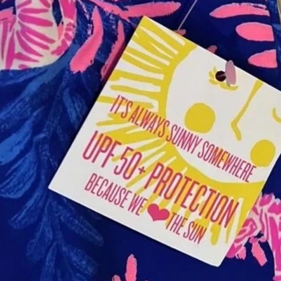 SOLD! Lilly Pulitzer Skipper Popover NWT XS Royal Purple Dazzle Zip UPF 50+ NEW - Picture 9 of 16